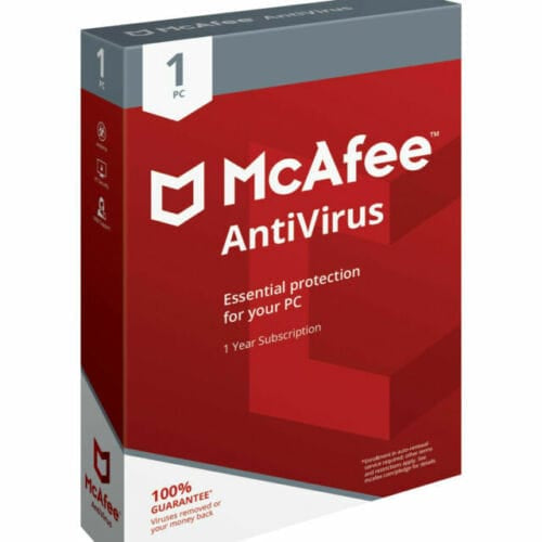 McAfee Total Protection 1 Cihaz 1 Yıl