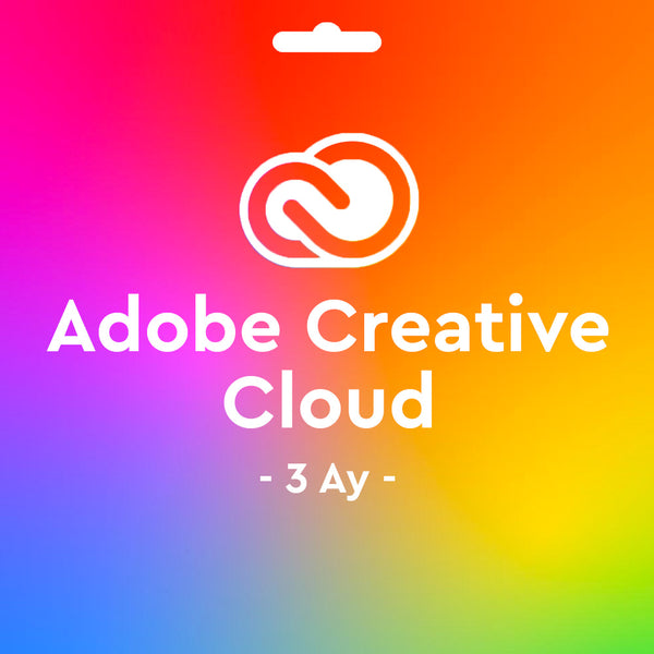Adobe Creative Cloud 3 Aylık 2 Cihaz