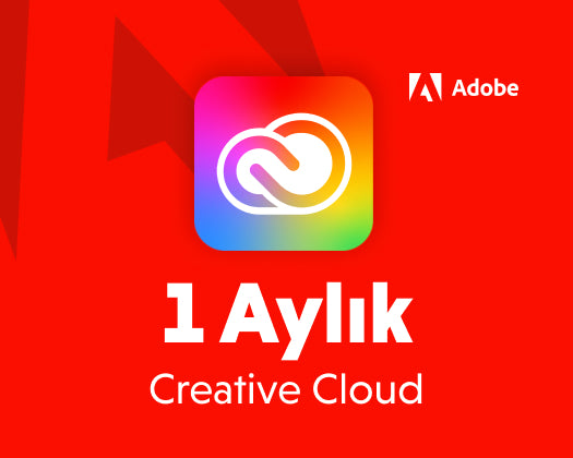 Adobe Creative Cloud 1 Aylık 2 Cihaz