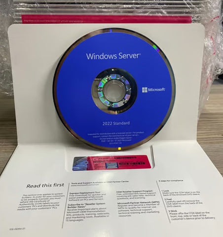 Microsoft Server 2022 Standard DVD Lisans (Ön Sipariş)